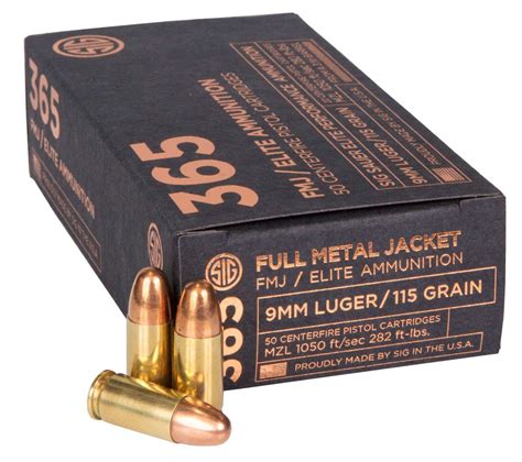 sig 365 full metal jacket ammo box|sig 365 elite ball.